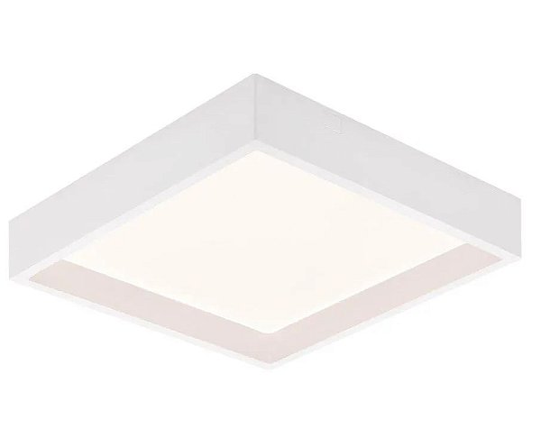 Plafon Led de Sobrepor 24W Quadrado Deep Recuado 1800LM Natural 4000K STH20904BR/40 - Stella