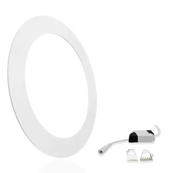 Painel Plafon LED de Embutir 18W Redondo 22cm Natural 4000K - PIX