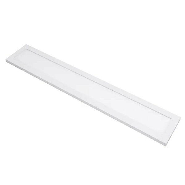 Plafon Painel LED de Embuitir 36W 120x10 Branco Quente 3000K - Avant