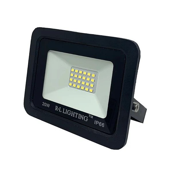 Refletor LED 20W SMD Ip66 Branco Frio 6500K - Flood Light - Sua Loja de LED  na Internet