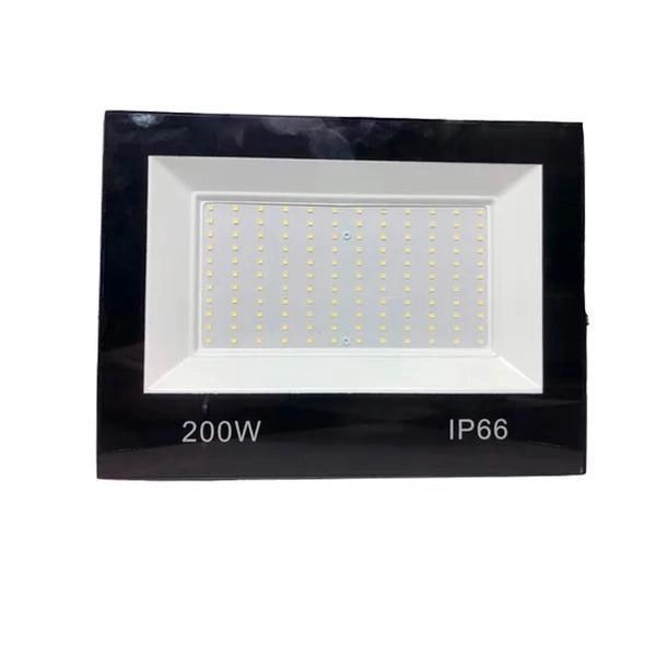 Refletor LED 200w SMD ECO Preto Branco Frio - Vluz