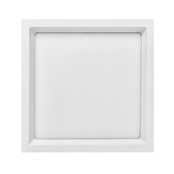 Painel LED de Embutir 17W Quadrado 20x20  Deep Recuado 1400LM Branco Quente 3000K STH8903BR/30 - Stella