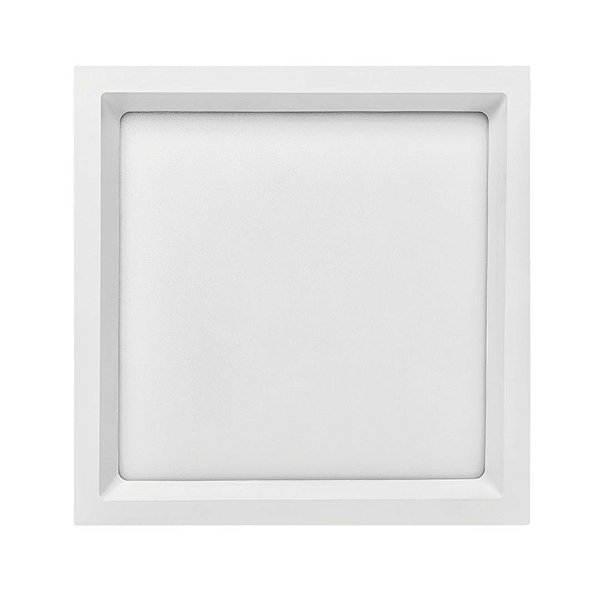 Painel LED de Embutir 18W Quadrado 20x20  Deep Recuado 1400LM Branco Quente 3000K STH8903BR/30 - Stella