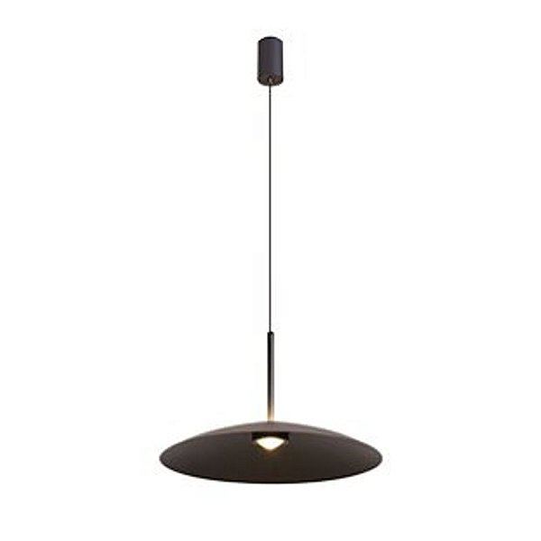 Pendente LED Kale Dre 38cm 10W Branco Quente 3000K Preto - Nordecor