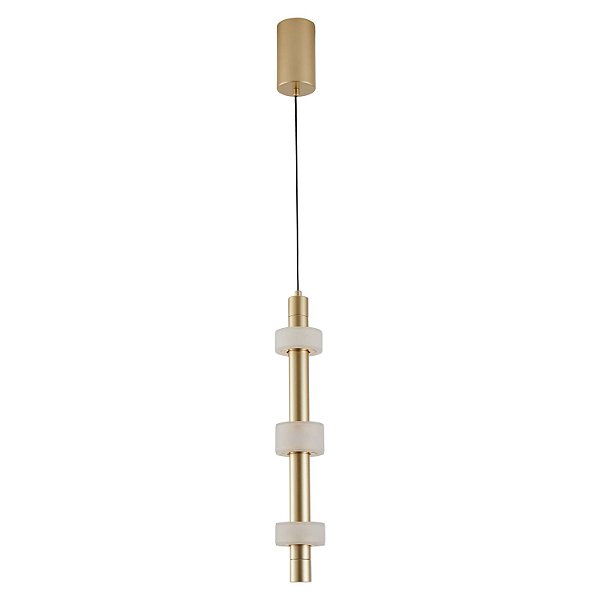 Pendente LED Aus 18W Branco Quente 3000K Ouro Champagne - Nordecor