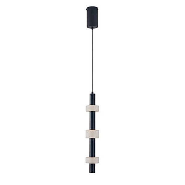 Pendente LED Aus 18W Branco Quente 3000K Preto - Nordecor