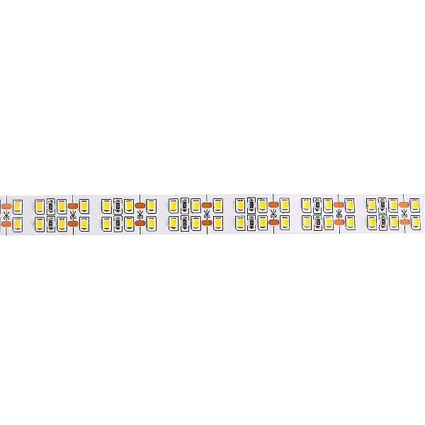 Fita Led 2835 IP20 240 Led/M 15mm 23,7W/M 2710 Lm/M 5m Branco Quente 2700K 12V - Nordecor