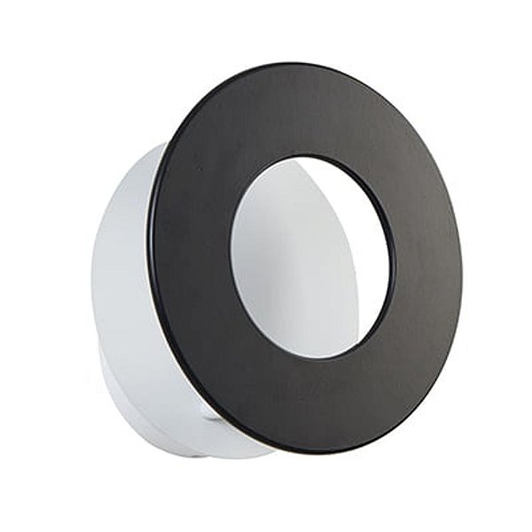 Arandela Led Kote Com 20cm 7W Branco Quente 3000K Preto Branco - Nordecor
