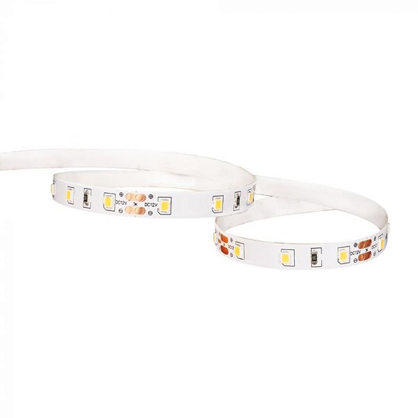 FITA LED 2835 IP20 60LED/M 8MM 5.4W/M 626LM/M 5M 12V Branco Frio 6500K - Nordecor