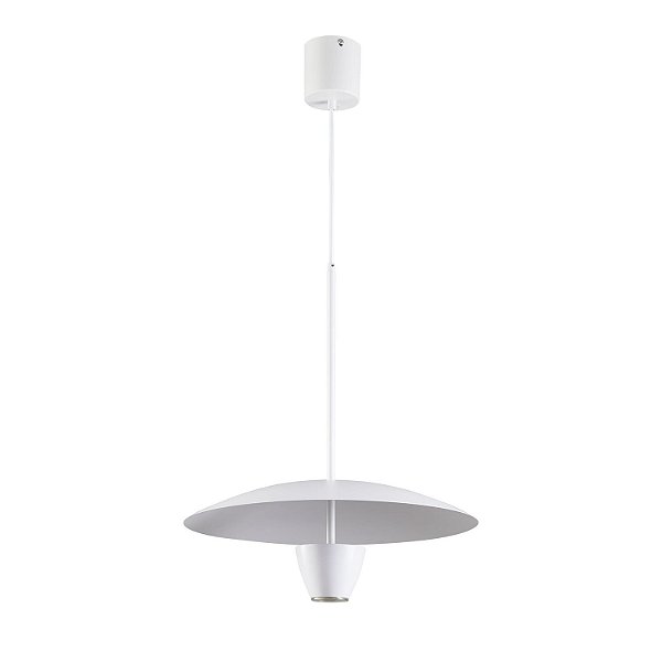 Pendente LED Abbie 10W Branco Quente 3000K Branco - Nordecor