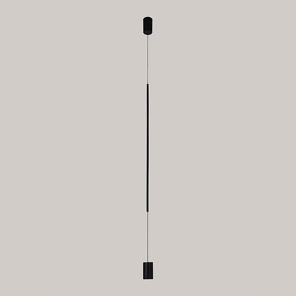 Arandela Led Lina Wall Com 1,2cm 16W Branco Quente 3000K Preto - Nordecor