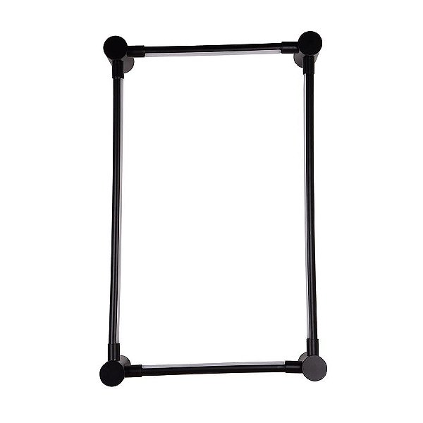 Arandela Led Lina Ret 30*60cm 24W Branco Quente 3000K Preto - Nordecor