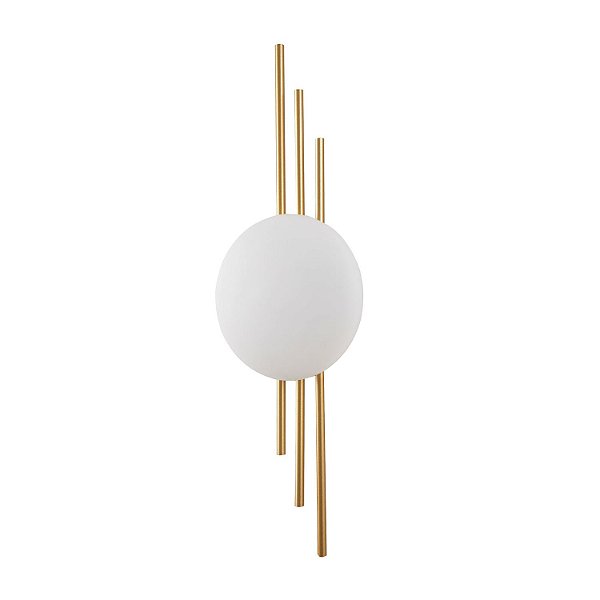 Arandela Led Cami 6W Branco Quente 3000K Dourado - Nordecor