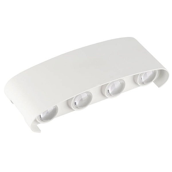 Arandela Led Yori 8W Branco Quente 3000K ABS Branco - Nordecor