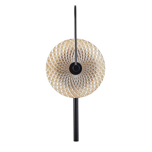 Arandela LED Sowa 7W Branco Quente 3000K Preto e Ambar - Nordecor
