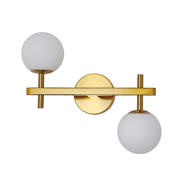 Arandela Romai 2x G9 12cm Dourado - Nordecor
