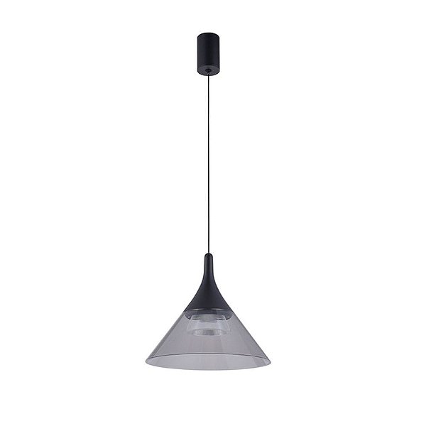 Pendente Led Thom 7w Branco Quente 3000k Preto - Nordecor