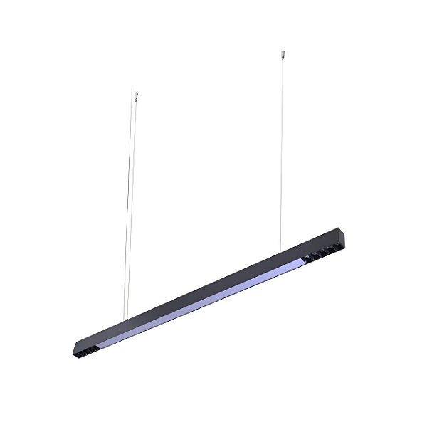 Pendente Led Lyta Difusor 40w Natural 4000k Preto - Nordecor