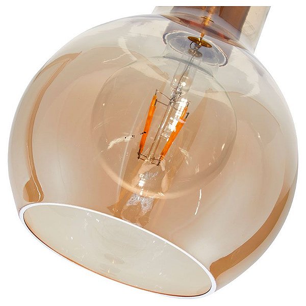 Globo Âmbar 15.4cm para Linha Lasi(2424) - Nordecor