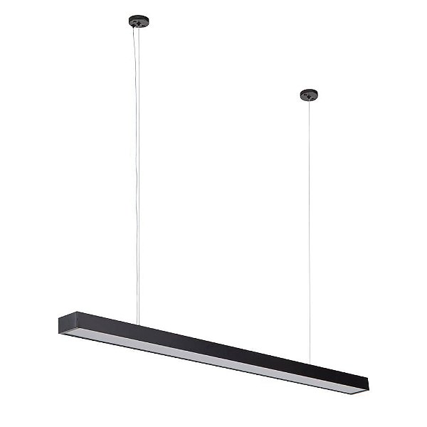 Pendente LED Otan 24W Branco Quente 3000K Preto - Nordecor