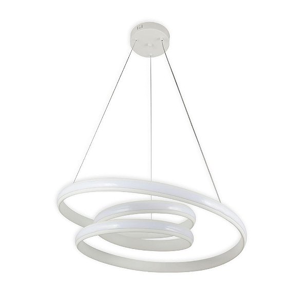 Pendente Led Kile 55W Branco Quente 3000K Branco - Nordecor