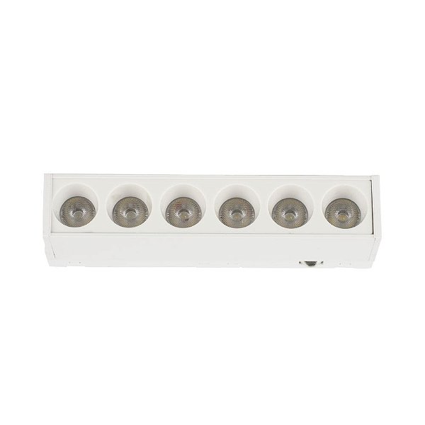 Spot Linear LED de Foco Magnético - Branco 6W 48V 420Lm 24º Branco Ip20 Natural 4000K - Gaya