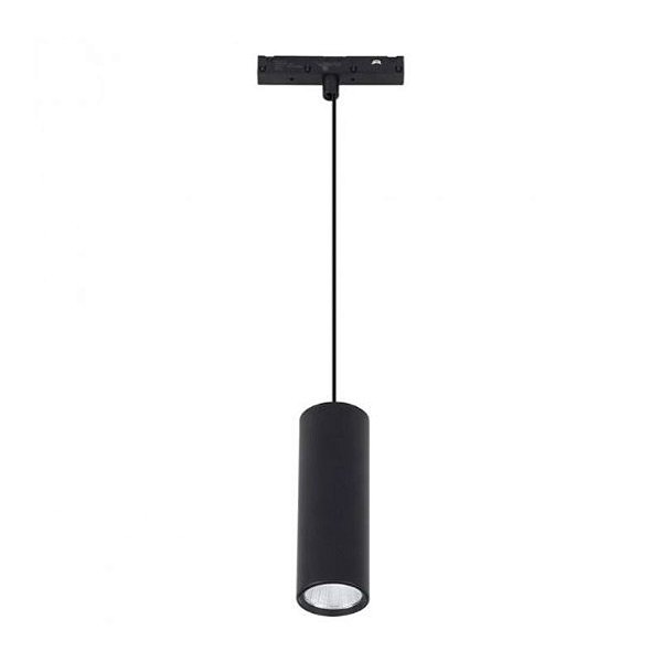 Pendente LED Magnético 6W 48V 420Lm 24º Preto Ip20 Natural 4000K - Gaya
