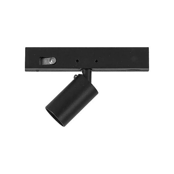 Mini Spot LED Magnético Ângulo Ajustável 2W 24V 120Lm Preto Ip20 Branco Quente 2700K - Gaya