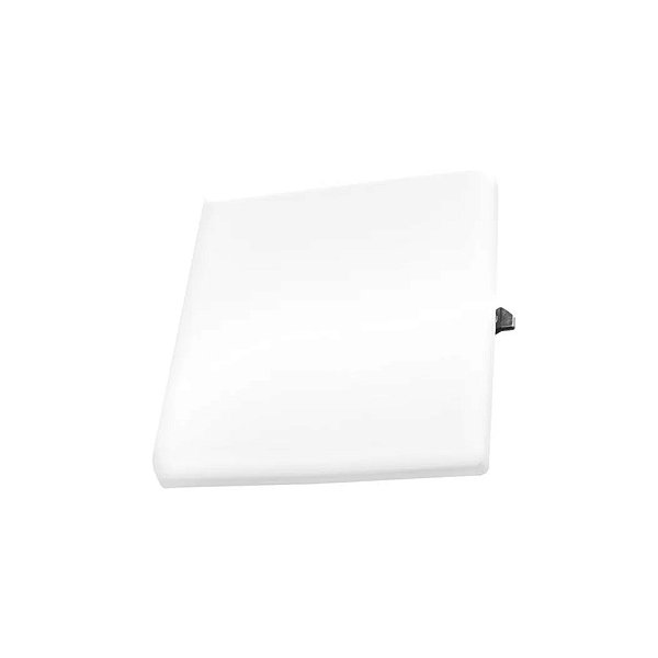 Painel LED de Embutir 24W Quadrado 17x17cm Sem Borda Infinity Branco Quente 3000K - Gaya