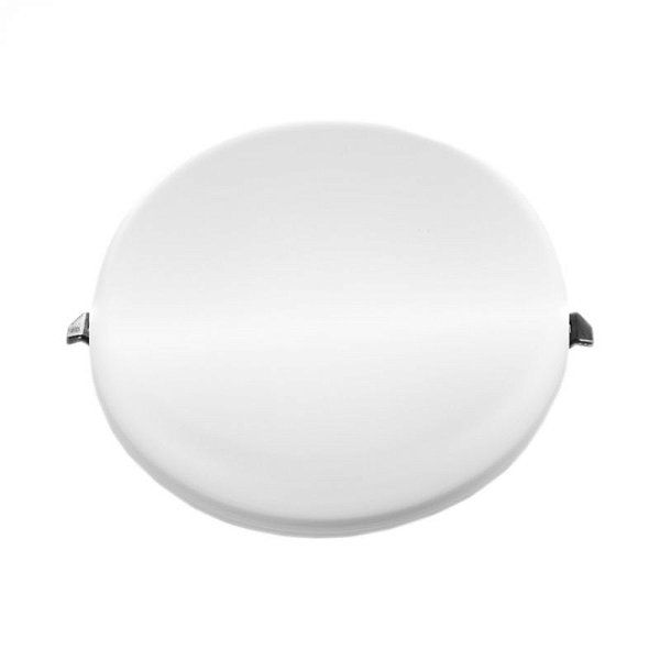 Painel LED de Embutir 36W Redondo 22cm Sem Borda Infinity Branco Quente 3000K – Gaya