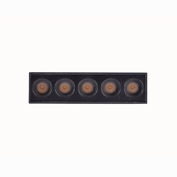 Downlight Spot LED Sobrepor Powerus 10W 38° Branco Quente 3000K IRC90 Preto - Nordecor
