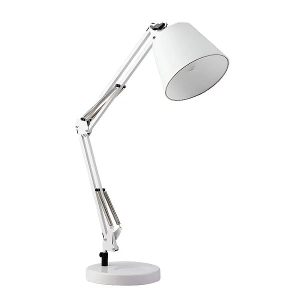 Abajur de Mesa Klas E27 Branco - Nordecor