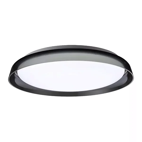 PLAFON MISKA PRETO (D)43CM (A) - Bella Iluminação