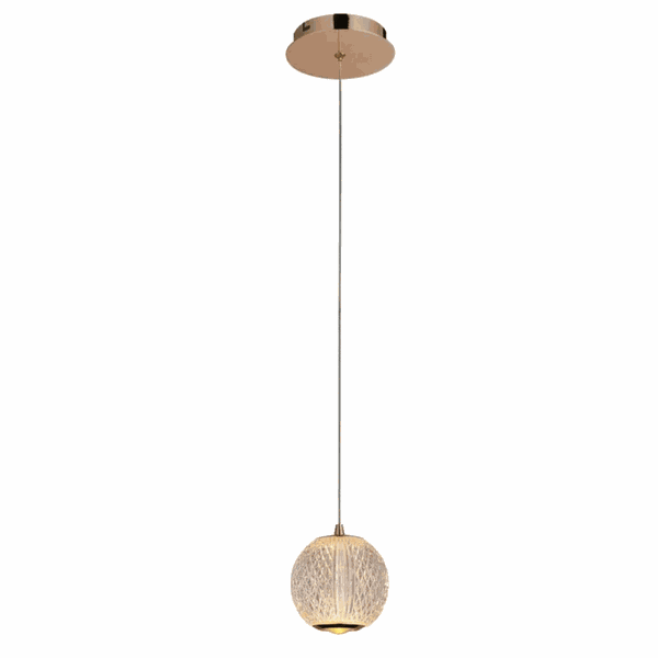 PENDENTE LUCE DOURADO E TRANSP - Bella Iluminação