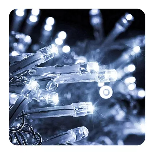 Cordão de LED FIXO 100L 220v 10M Blindado Branco Frio Tomada M/F Fio Transparente - RDL102054-3 (2024)