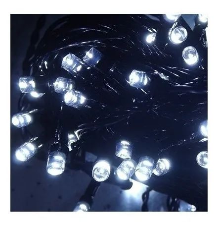 Cordão de LED FIXO 100L 220v 10M Blindado Branco Frio Tomada M/F Fio Verde  - RDL102068-3 (2024)