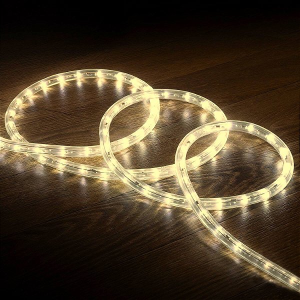 MANGUEIRA DE LED REDONDA 220V 13MM 36L Branco Quente - RDL30094-3 (2024)