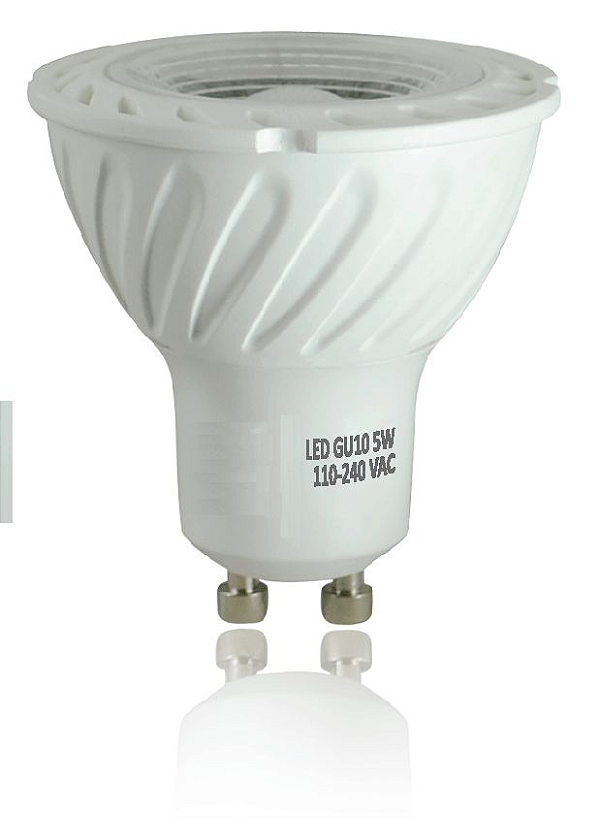 Lâmpada Led MR16 5W Bivolt Dicróica Branco Quente 3000K