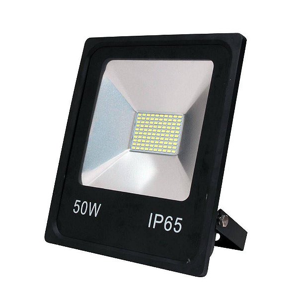 Holofote Refletor LED 50w SMD Branco Frio 6000K