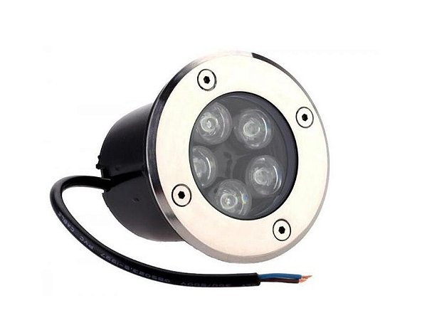 Spot Balizador LED de Chão 5W para Piso Branco Frio 6000k