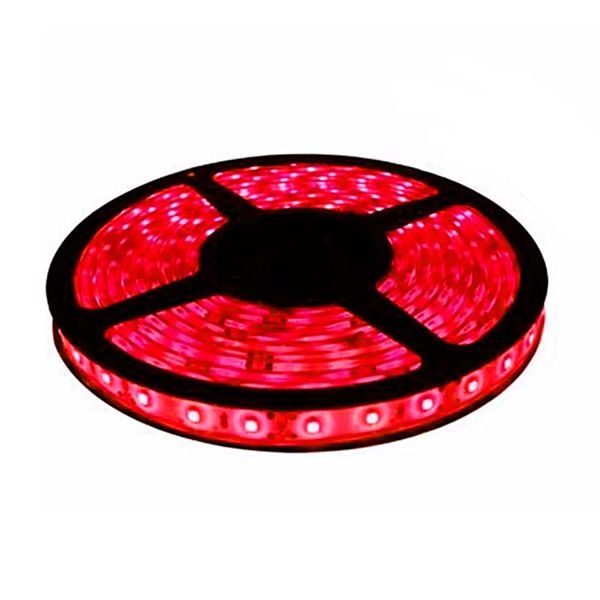 Fita Led 5050 12v Rolo 5 Metros Siliconada Vermelho
