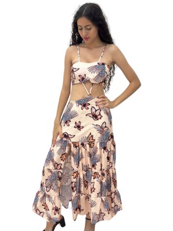 VESTIDO LONGO ESTAMPADO