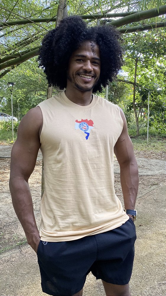 Camiseta regata Machão Mapa Bahia