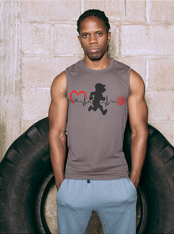 Camisa Regata Paixão por corrida sombra
