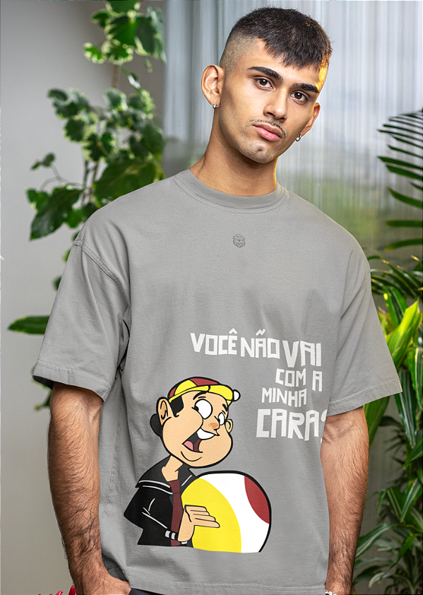 Camisa Oversized  Dom Cap "Kiko- Você não vai com a minha Cara?