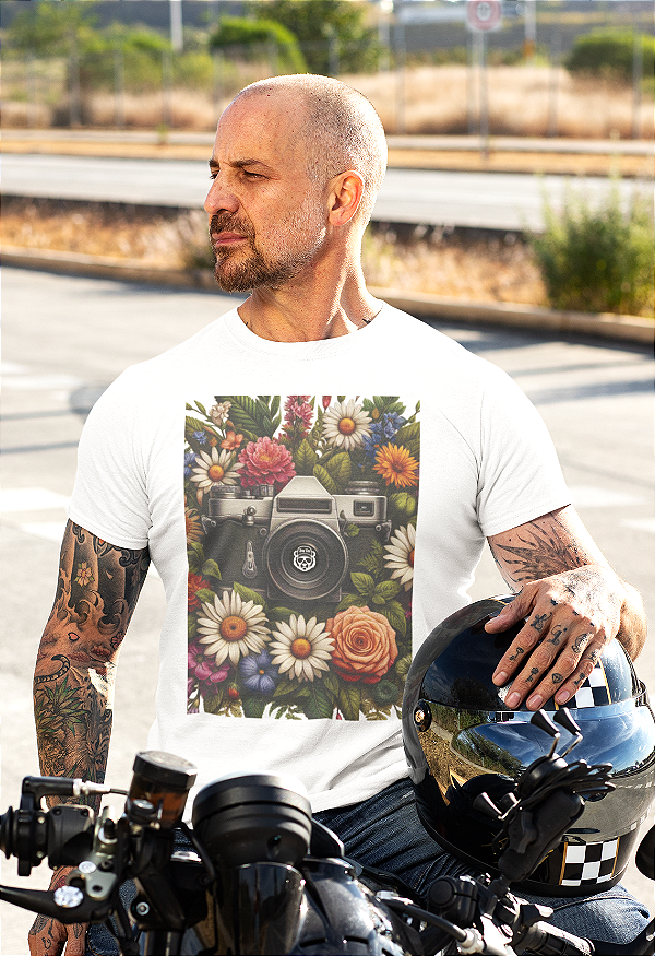 Camisa Dom Cap Flowers photo