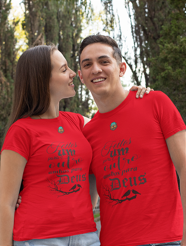 Camisa Dom Cap - coleção namorados "Feitos para Deus"
