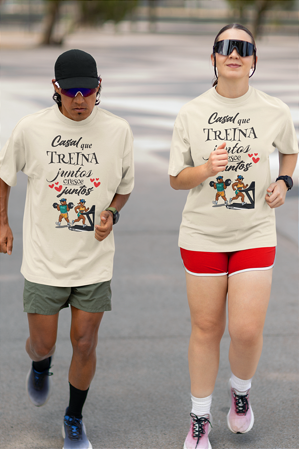 Camisa Dom Cap - coleção namorados "Casal que treina"