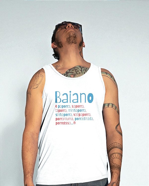 Camisa regata masculina "BAIANO"