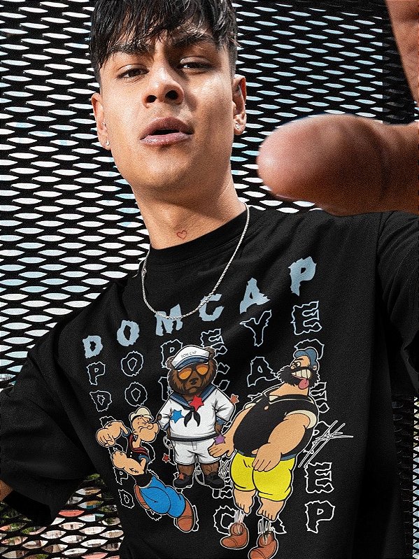 Camisa Dom Cap, Popeye e Brutus